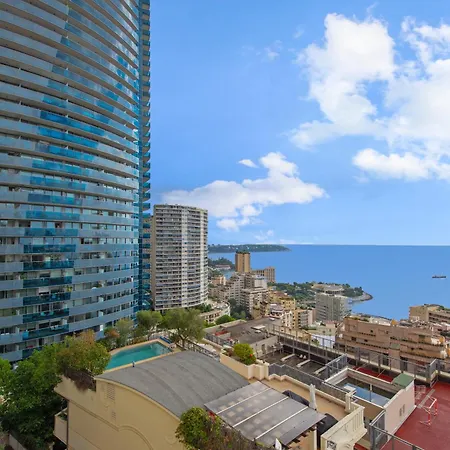 Appartement 5mn Monaco - Vue Panoramique Sur La - Parking - Dz *