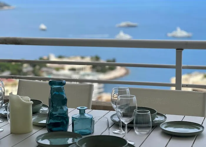 5mn Monaco - Vue Panoramique Sur La - Parking - Dz Appartement Beausoleil
